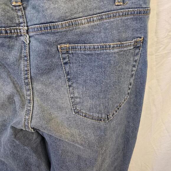 Bongo Missy‎ Jeans Skinny 16 Embroidered Jeggings Light Wash Artsy Bird (54-2) - Picture 7 of 14